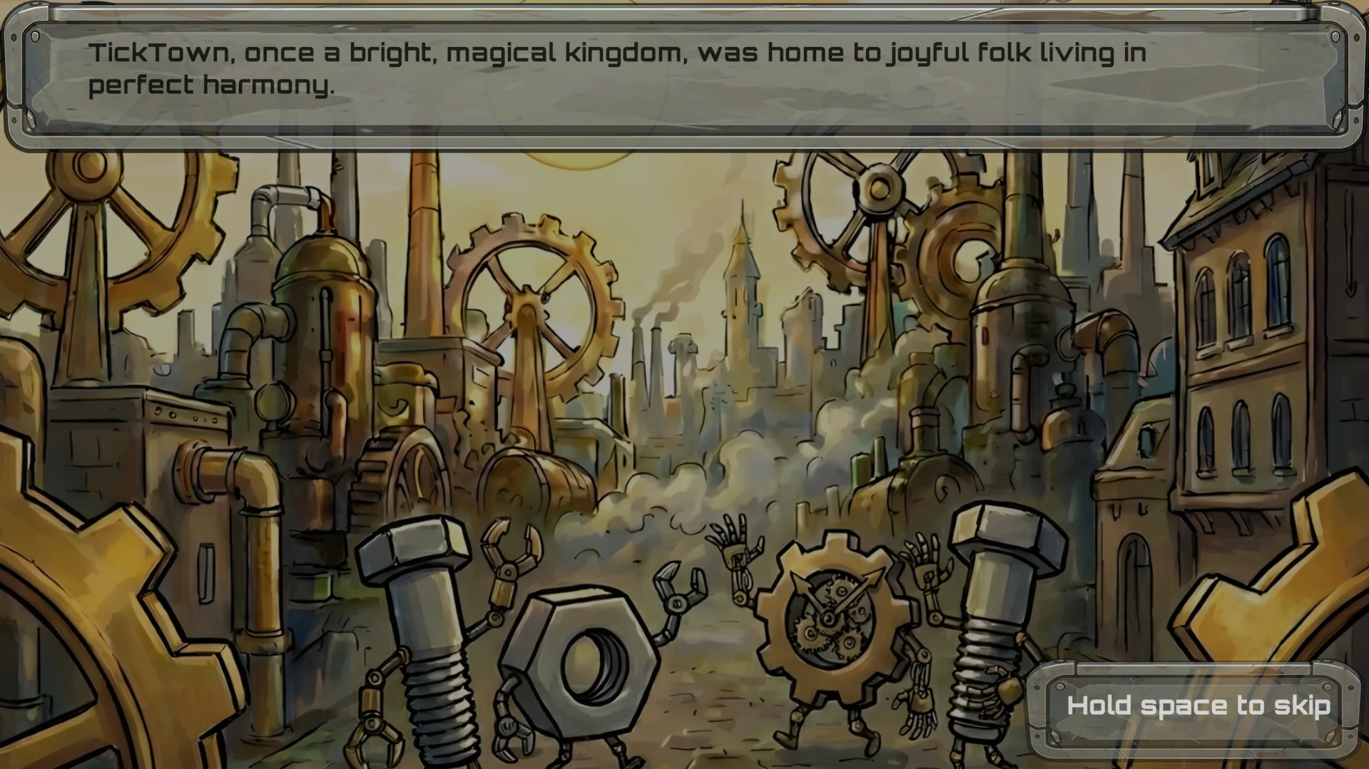 Ticktown, the clockwork city of Cell-O